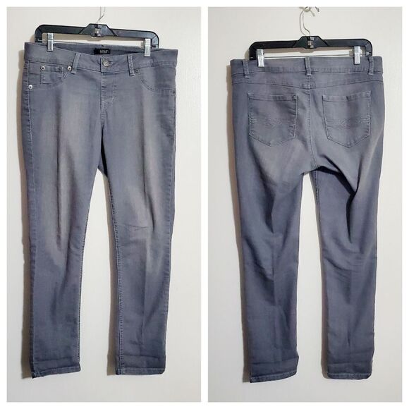 a.n.a Gray Straight Jeans Size PL - Picture 1 of 9